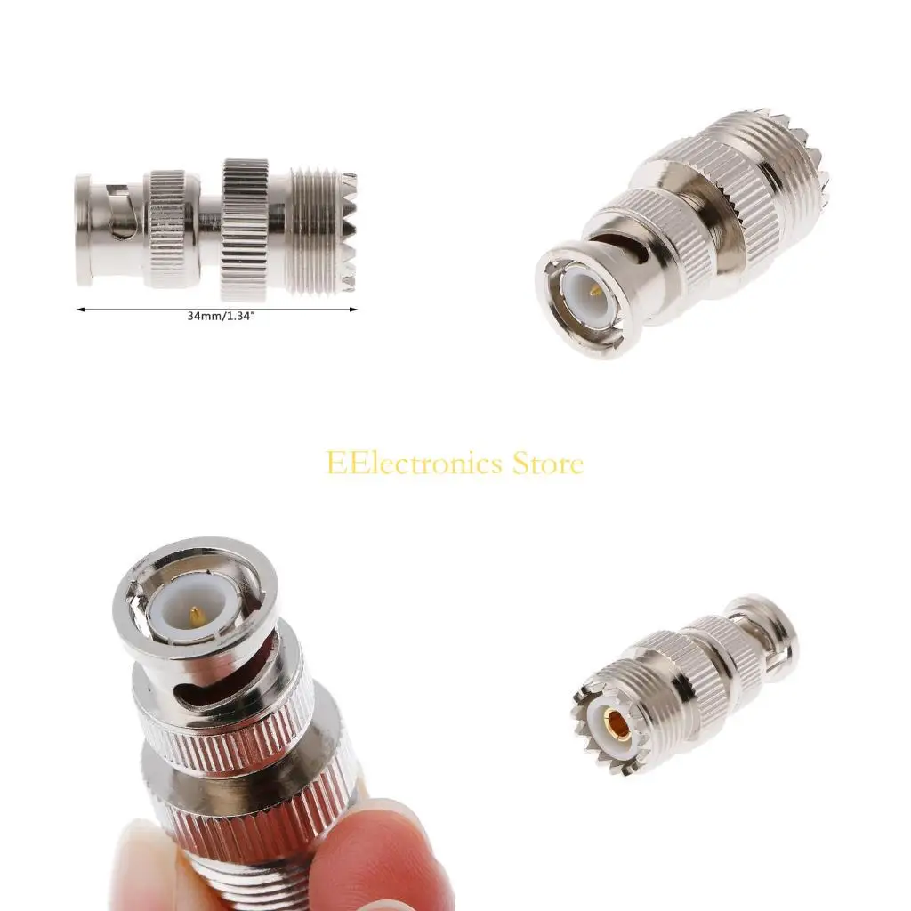 

B03C BNC Штекер для UHF SO239 PL-259 Женский разъем RF Коаксиальный кабель-адаптер