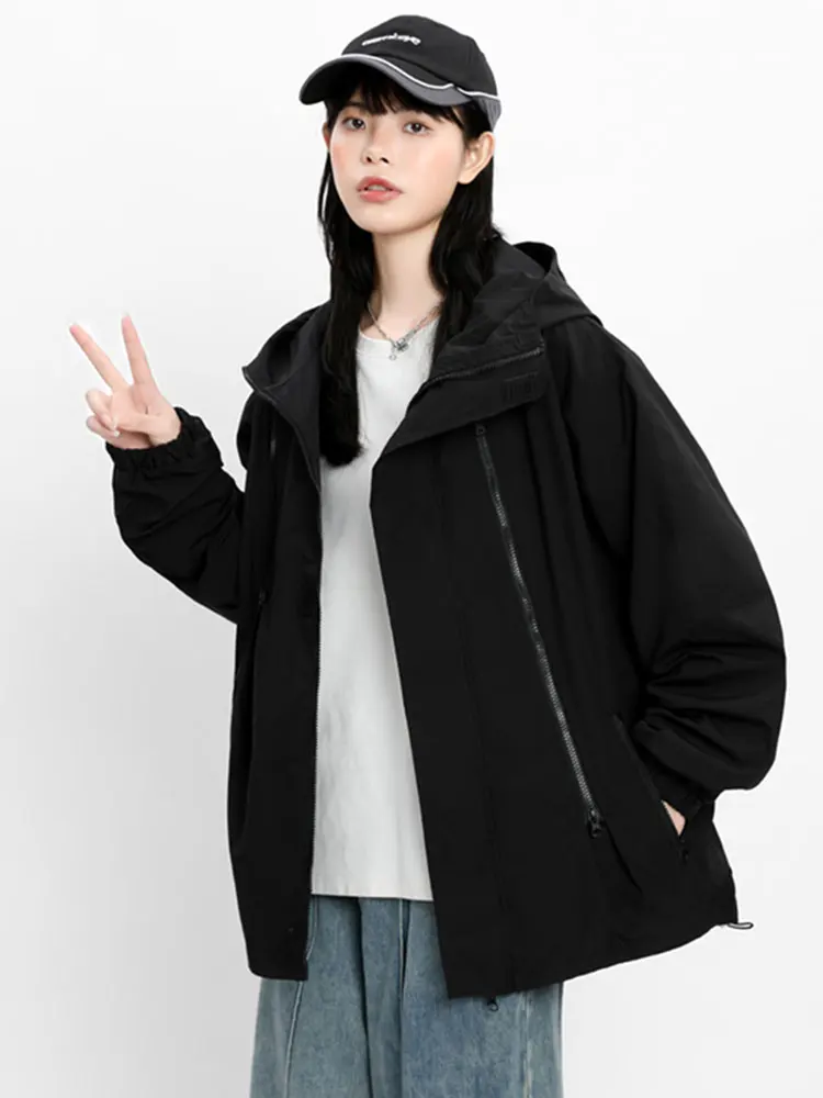 AliExpress Ippolich Hiking Jackets Autumn Waterproof Windbreaker Outdoor Camping Coats Women Cycling Windproof Jackets Camping Hooded Men Coat