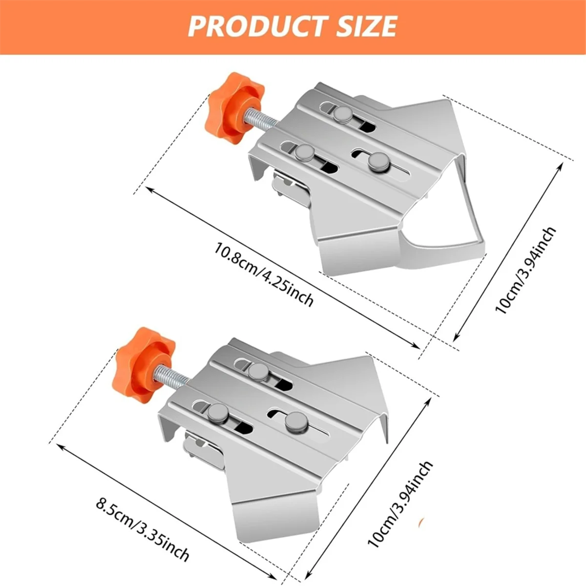 

A002 Быстрый прямоугольный крепежный зажим, угловые зажимы из нержавеющей стали, 90-градусные прямоугольные зажимы для сварки, деревообработки