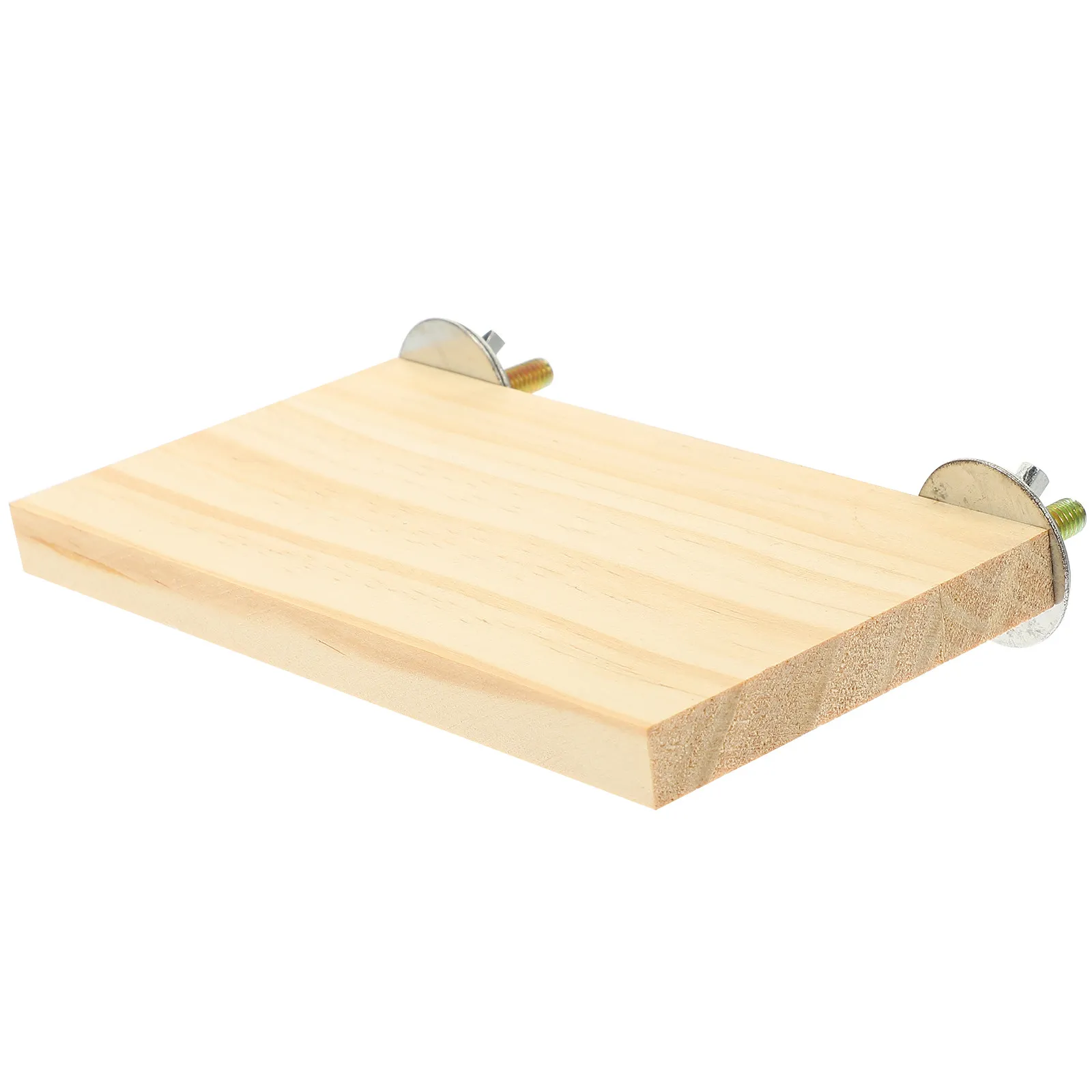 Wooden Bird Perch Stand Natural Wood Parrot Cage Accessory Large Space Training Platform for Small Medium Birds Cockatiels