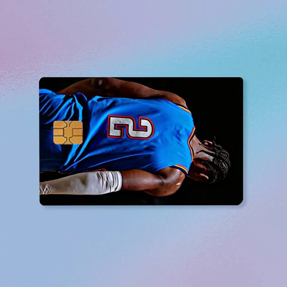 Basketball S-Shai Gilgeous-Alexander 2   High Definition Matte PVC Film Tape | For Credit Card, Debit Card Stickers  Decoration