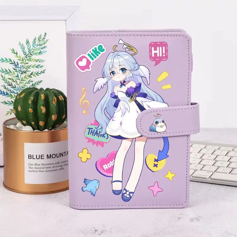 Honkai: Star Rail Anime Game Cos Robin 2024 New Unisex Cute Printed Diary Student Loose-leaf Ledger Birthday Present