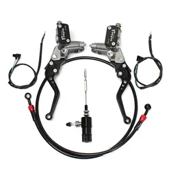 22mm Motorcycle Hydraulic Clutch Kit Brake Master Cylinder Kit For Honda Yamaha Kawasaki Suzuki Dirt Bike Sport Bike Scooter