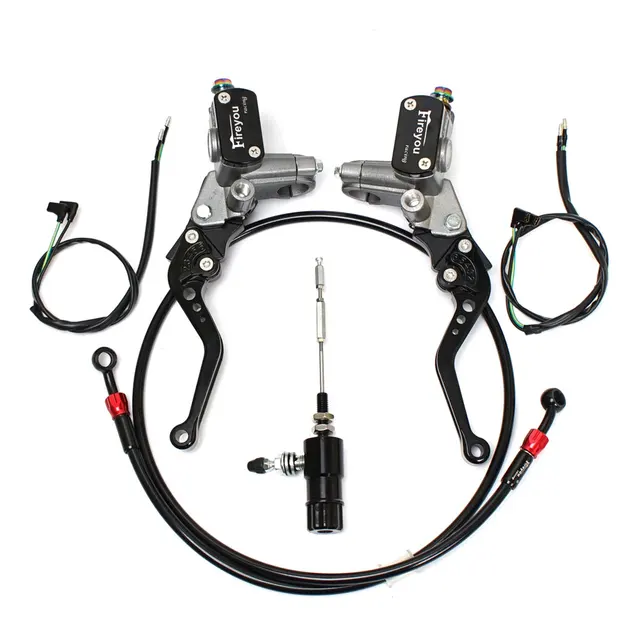 22mm zestaw sprzęgła hydraulicznego motocykla zestaw głównego cylindra hamulcowego dla Honda Yamaha Kawasaki Suzuki motor terenowy rower sportowy skuter