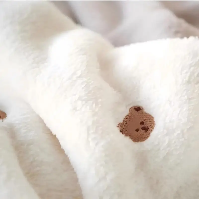 Soft Fleece Blanket Swaddling Blankets for Baby Newborn Bed Children\'s Bedding Flannel Warm Swaddle Envelope Stroller Wrap Bebe