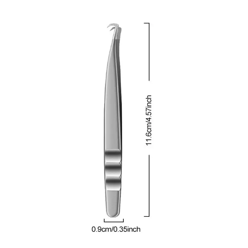 Pinzette per punti neri per acne con clip a forma di 7 Bellezza del viso Rimuovi strumenti per aghi per l'acne per la cura della pelle