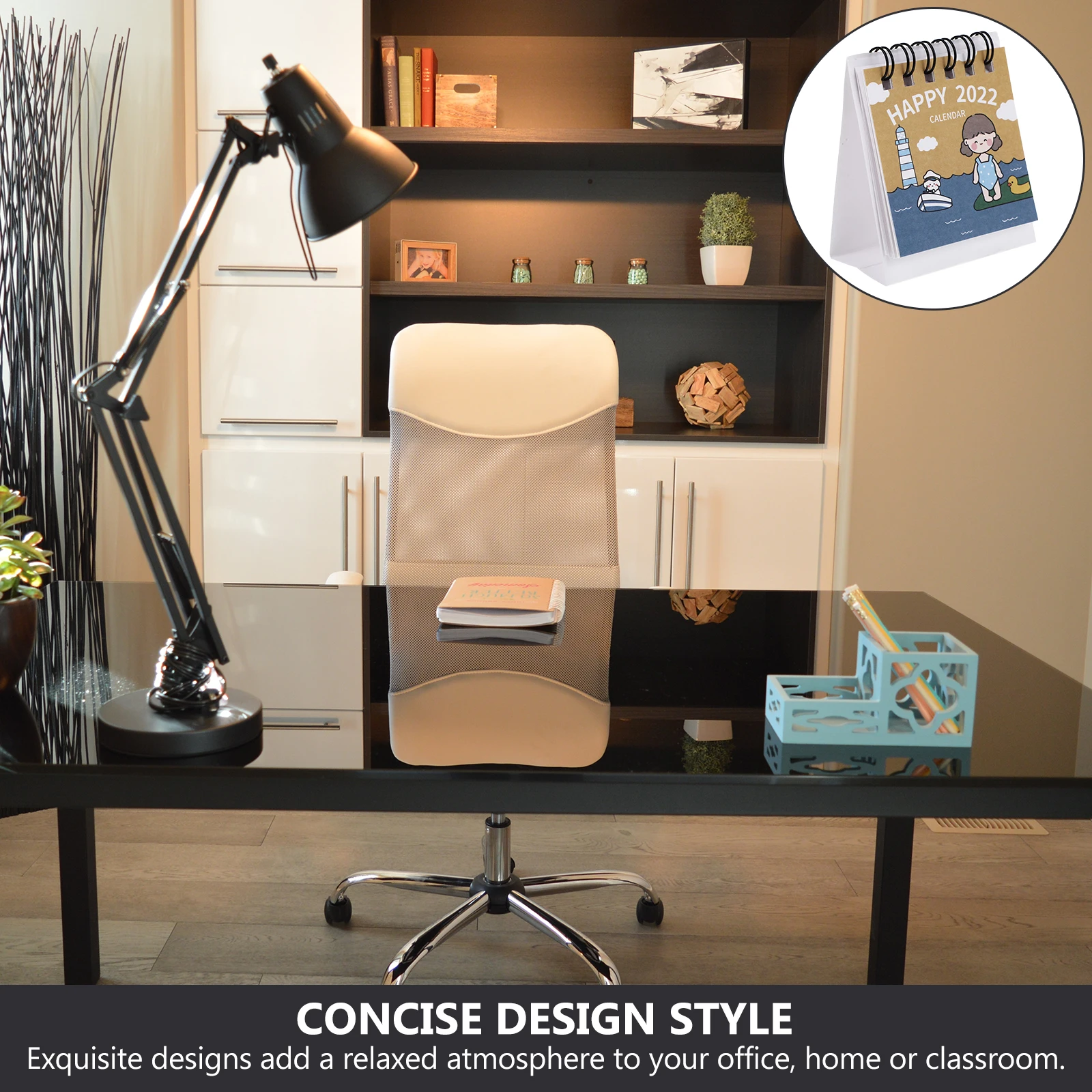 

1Pcs Creative Desktop Mini Calendar Monthly Schedule Planner 2022 Office Daily Planner Note-Taking Writing Space