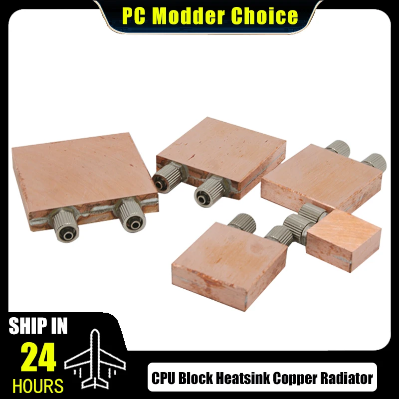 Laptop Watercooler CPU Block Heatsink Copper Radiator 40X40 20X20 30X30 50X50mm TEC Industrial Refrigeration DIY MOD Part