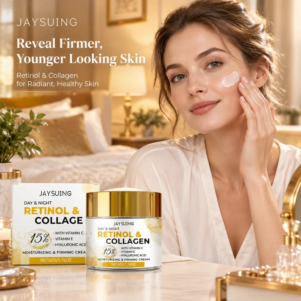 Collagen Face Moisturizing Cream Lifting Firming Deep Nourish Remove Dark Skin Brighten Man Women Korea Skincare Facial Creams