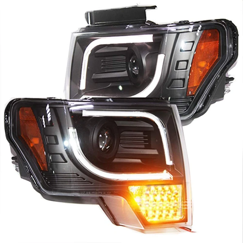 LED Headlight Front Light Turn 2013 To 2014 Year For Ford F-150 Raptor F150