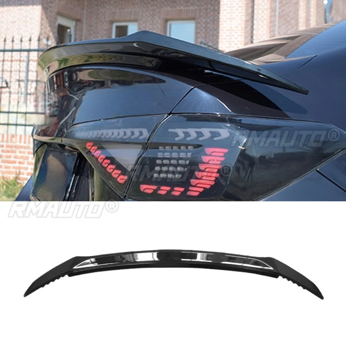 

Автомобильный задний спойлер багажника, модификация крыла, часть для Honda Civic 11-го поколения, седан, задний спойлер багажника, крыло, автомобильные аксессуары, экстерьер