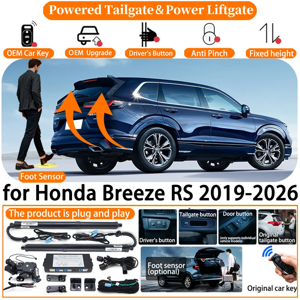 

ZhuCamX Car OEM Smart Powered Tailgate system for Honda Breeze RS 2019-2026 Automatic Electric Power Tailgate Tail Gate Lift kit
