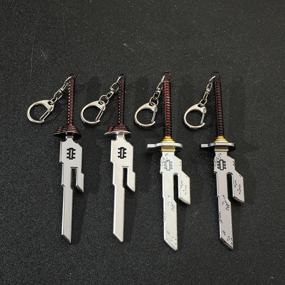Fushiguro Toji Inverted Spear of Heaven Keychain Nanami Kento Jujutsu Kaisen Pendant Key Chain for Men Cool Keyring Jewelry Gift