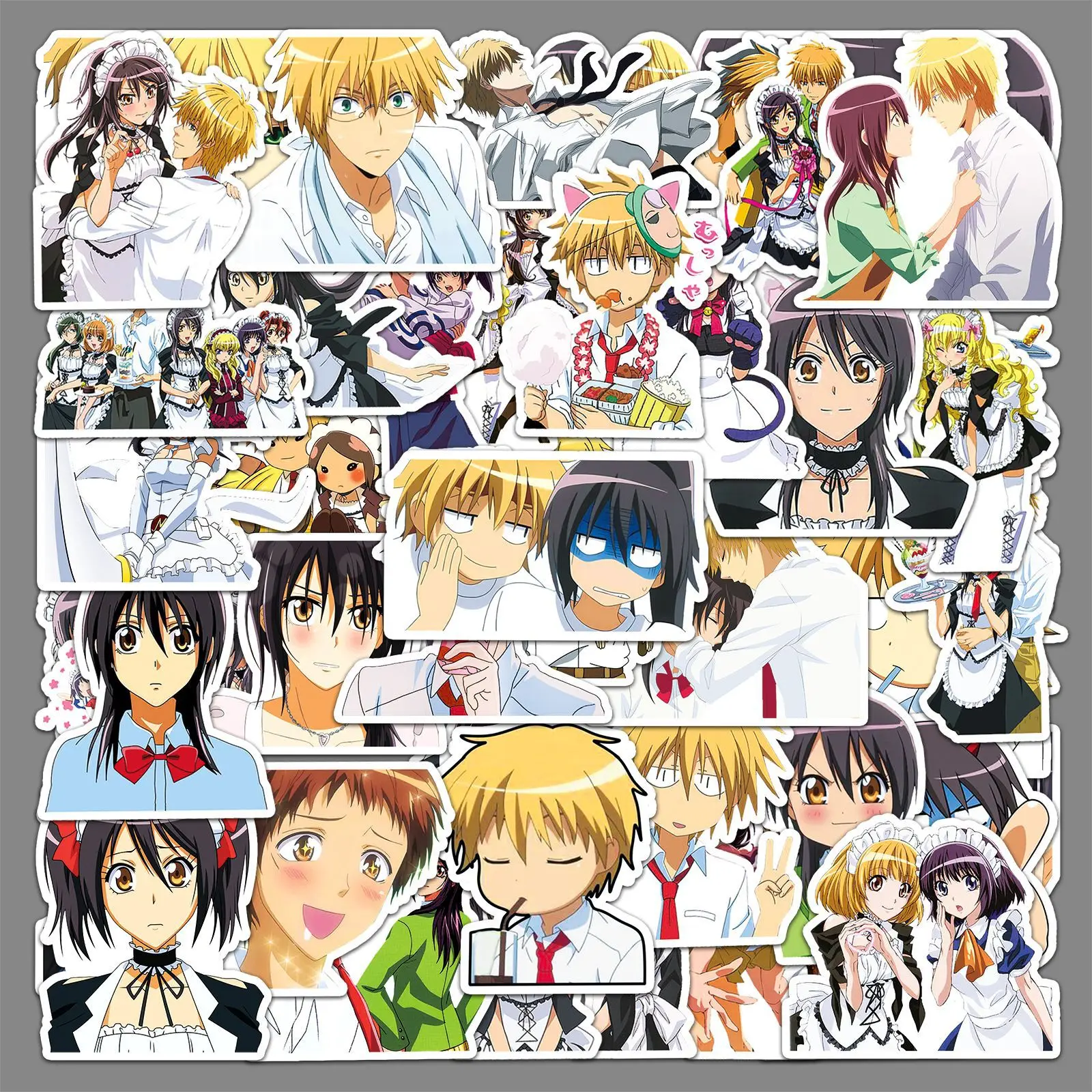 50pcs Kaichou wa Maid-sama Graffiti Sticker DIY Suitcase Skateboard Refrigerator Notebook Waterproof Sticker