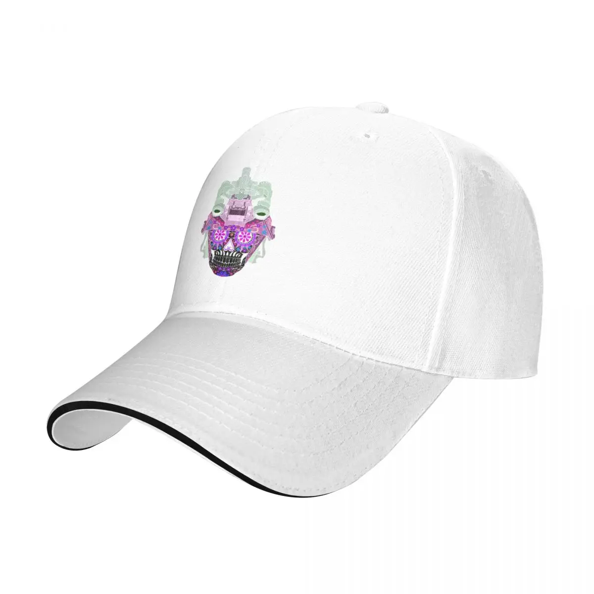 

sugar skull nods inverted #1 Cap Baseball Cap Cap hat wild ball hat caps for men Women's