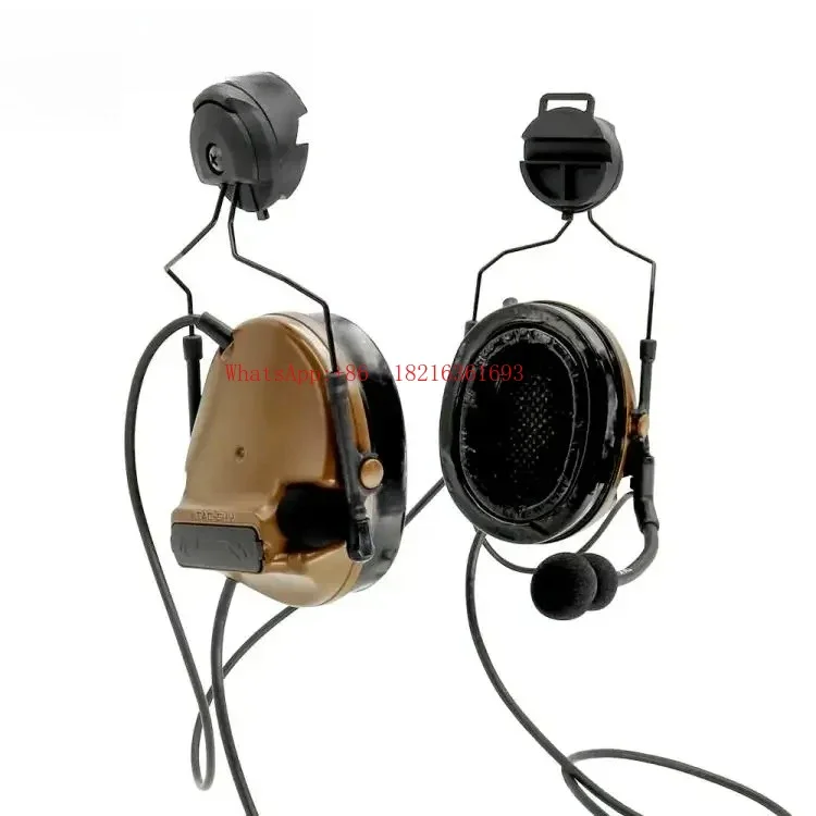 2026GOOD C3 Dual Pass ARC Rail Bracket Edition COMTAC II Noise Reduction Tactical Headphones Silicone CB