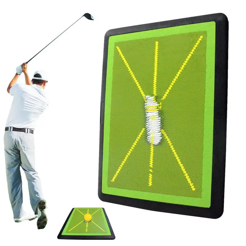 

Golf Track Pad Golf Training Aids Golf Swing Trainer Mat For Golf Club Swing Path Analytics Golf Accessories For Golfer Lovers