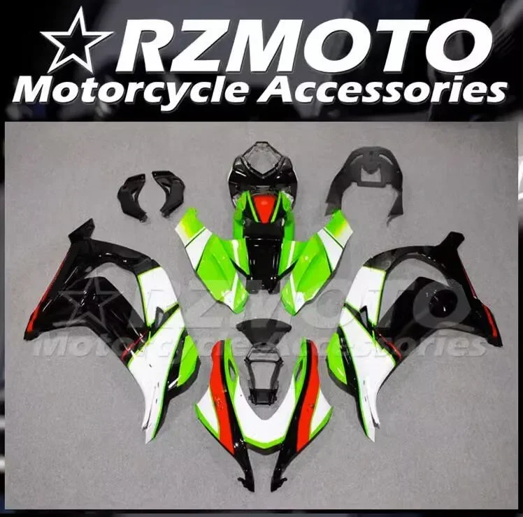 

4Gifts New ABS Full Fairings Kit Fit For KAWASAKI ZX-10R ZX10R 2016 2017 2018 2019 16 17 18 19 Bodywork Set Custom Green Red