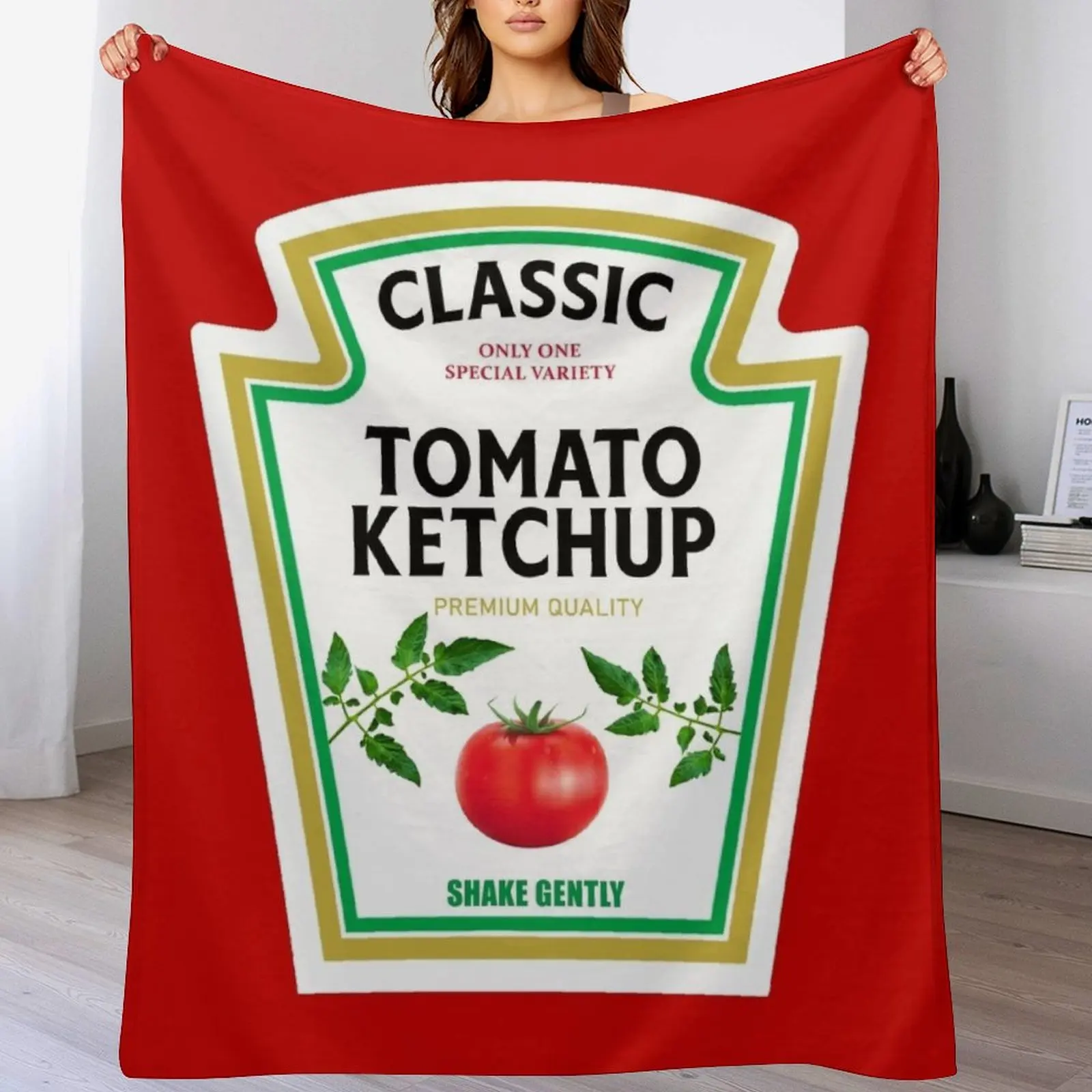 

Ketchup Halloween 2023 Costume Family Group Matching Couple Mustard Mayo Throw Blanket Birthday gift for grandma