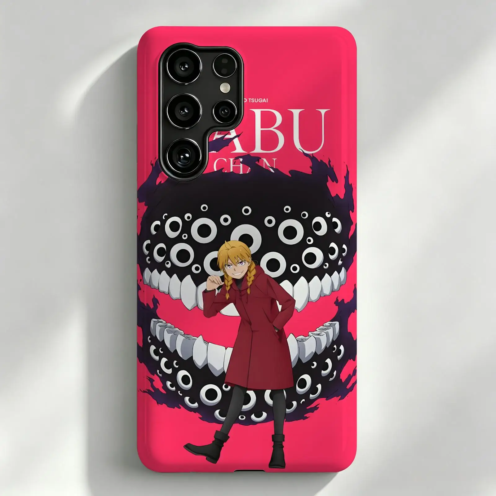 Phone Case For Samsung Galaxy S26 25 S24 S23 S22 S21 Ultra Glossy Film Phone Case DAEMONS OF THESHADOW REALM view 3
