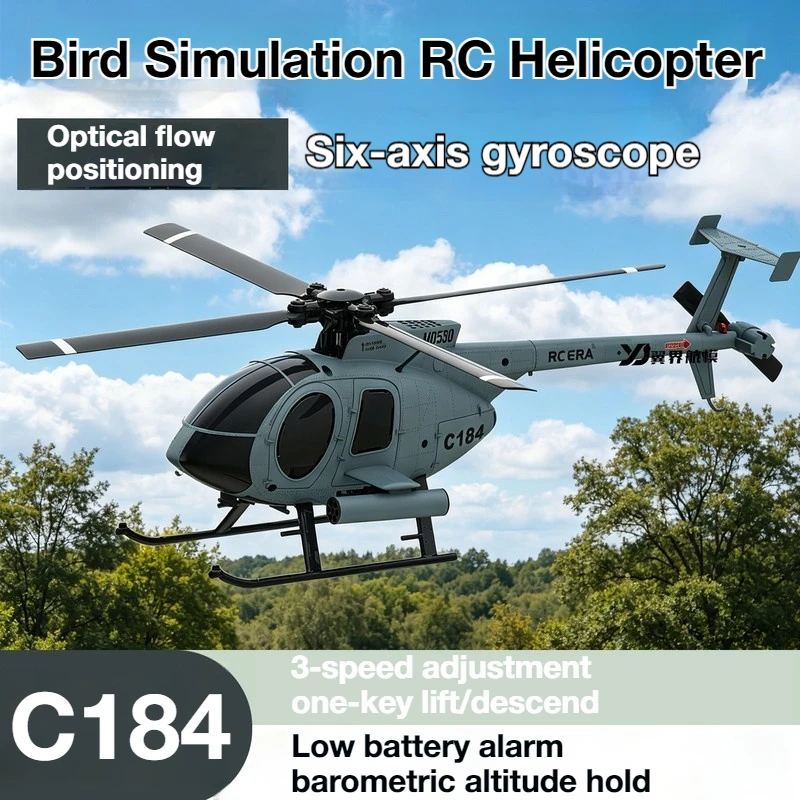 

RC ERA Remote Control Helicopter C184 Simulation Model Barometer Altitude Hold Optical Flow Positioning For Adult Outdoor Flight