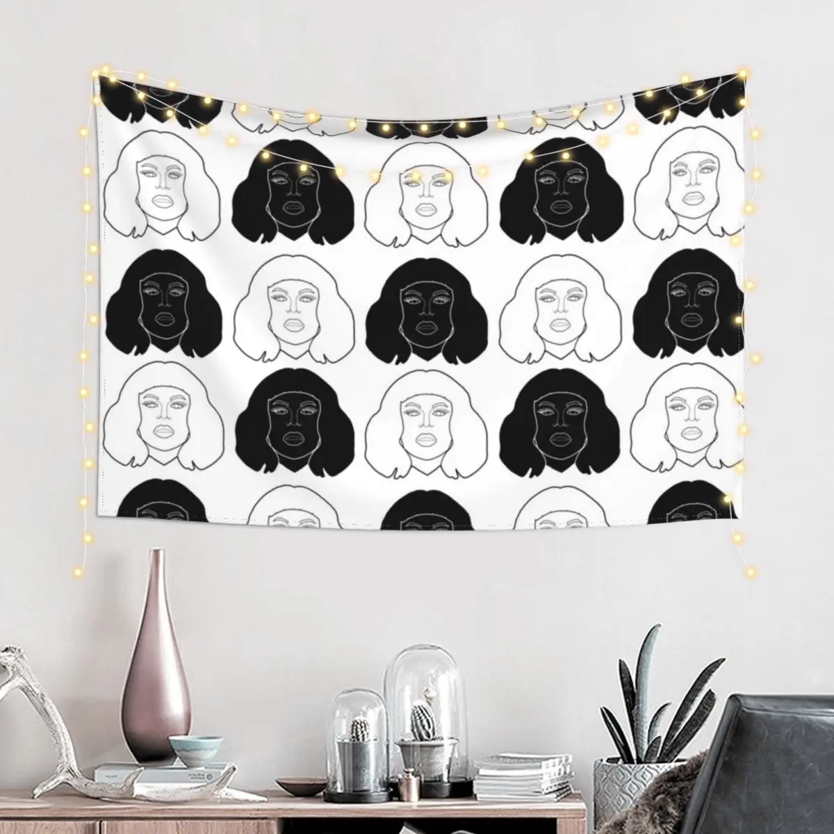 Elegant Katya Zamolodchikova Tapestry Decoration For Bedroom Room Decore Aesthetic Tapestry