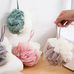 1Pc Soft Shower Mesh Foaming Sponge Bath Bubble Ball Body Skin Scrub Exfoliating Scrubber Back Brush Bath Flower