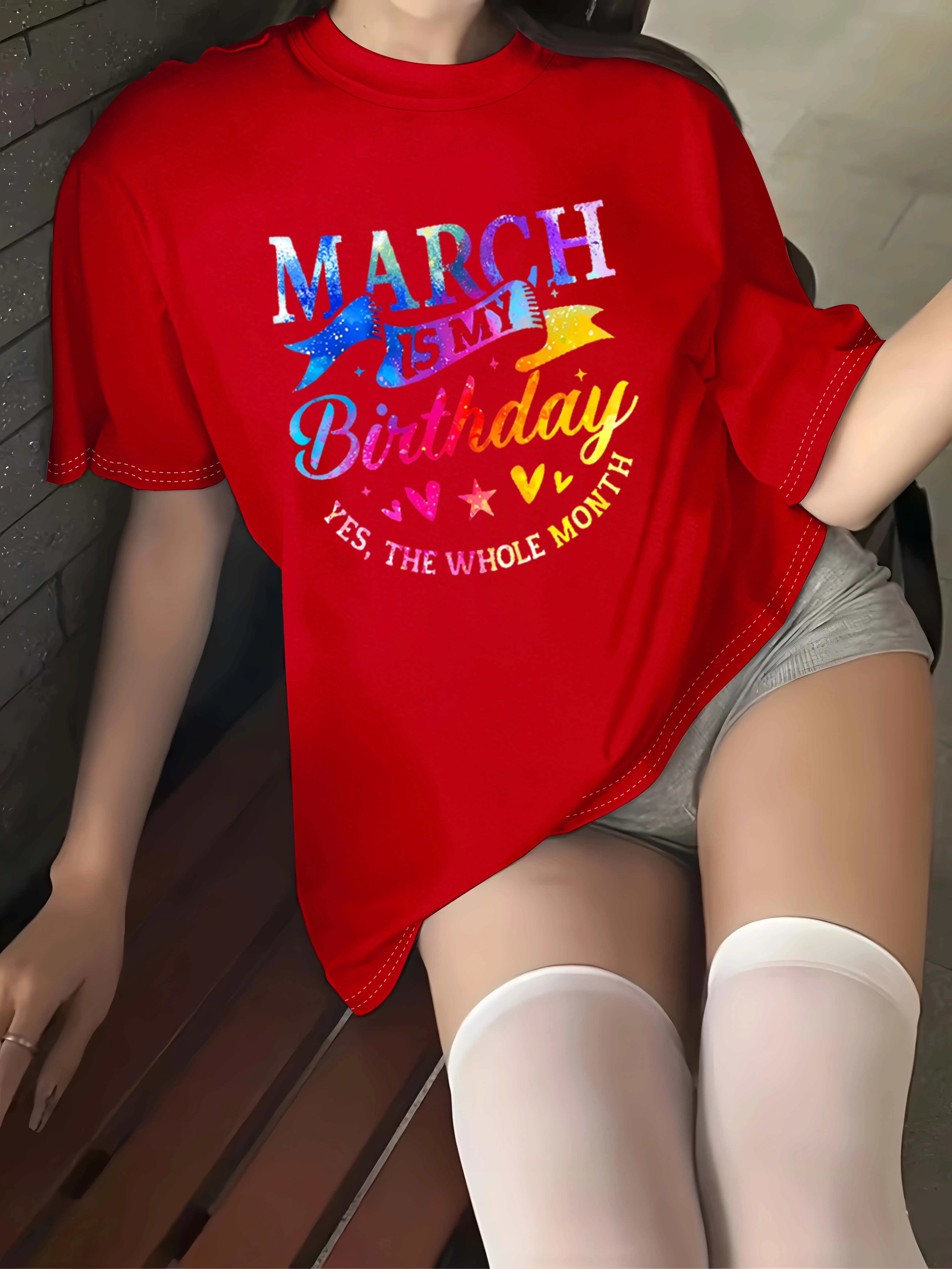 Tamanho grande, março é meu aniversário, sim, todo o mês, comemoração, peça elegante da moda