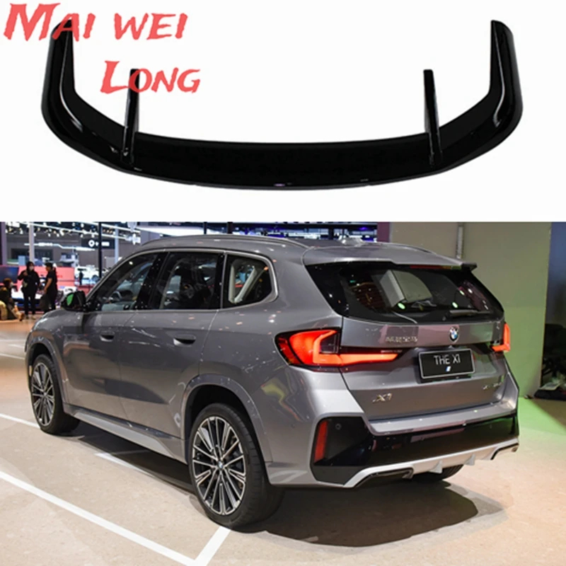 Fit For BMW X1 U11 M Sport 2023-2024 Carbon Fiber Look MP Style Roof Spoiler Lip