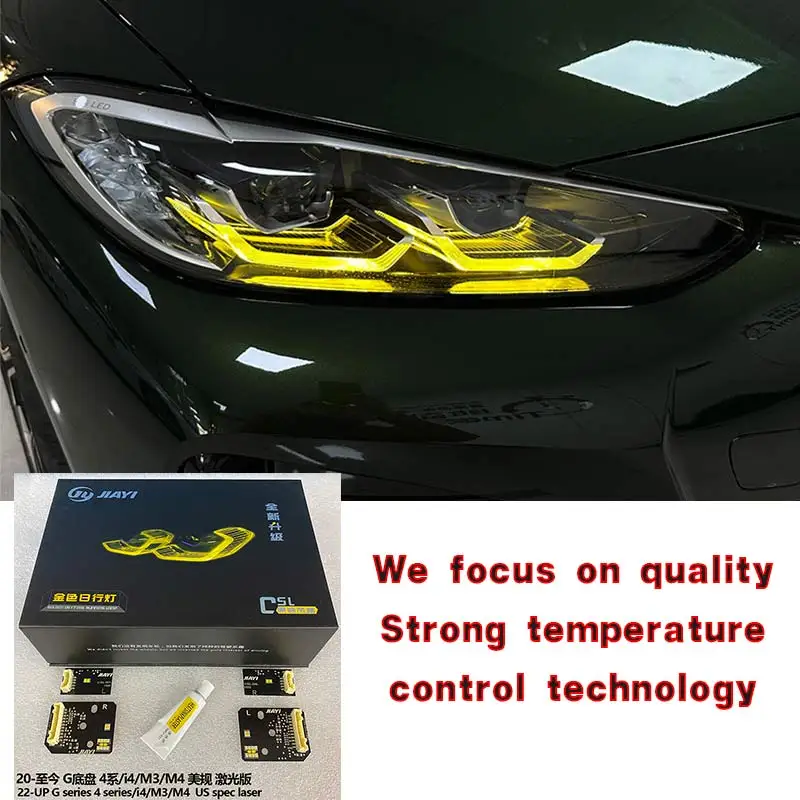 

J ONE CSL YELLOW DRL LED MODULE BOARD BMW G22 G23 G26 M4 G82 LED laser daytime running lights United States EU specifications