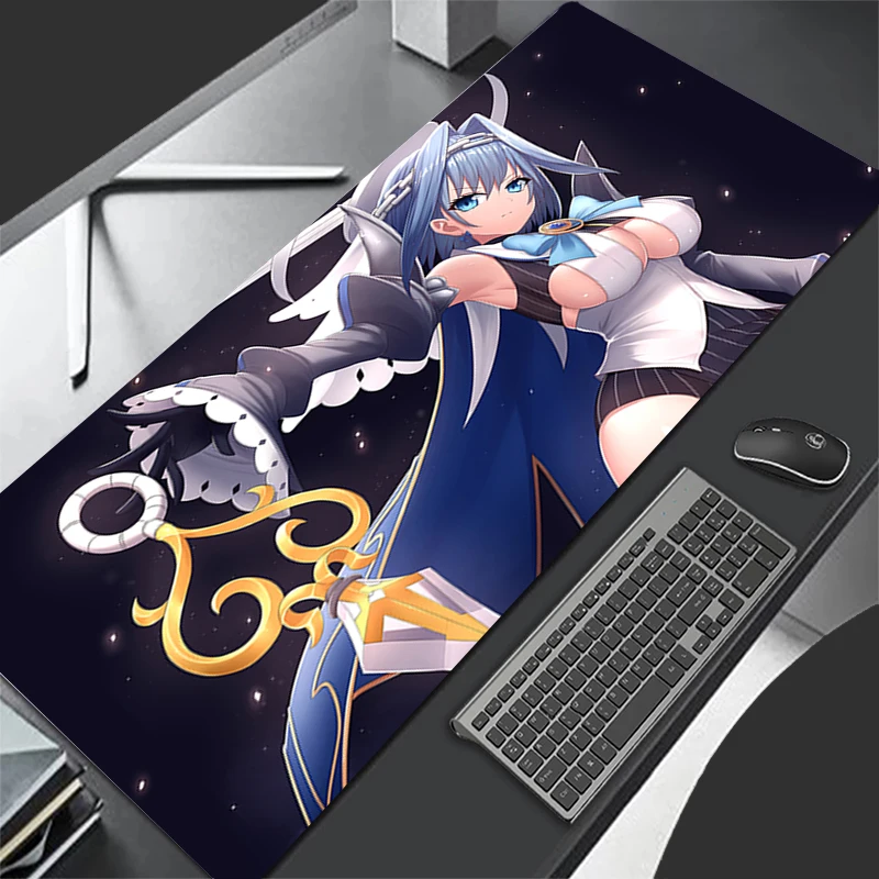 

Mousepad Pattern Pad Rubber Mouse Pad Hololive Ouro Kronii PC Accessories Desk Mat Non Slip Office Table Mat Gamer Keyboard Pad