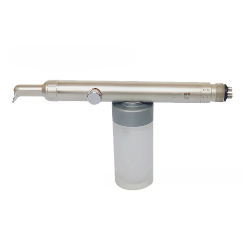 Dental Sandblasting Gun 4 Hole Alumina Medical Oral Sandblasting Machine External Sandblasting Fine Powder Does Not Block Sand