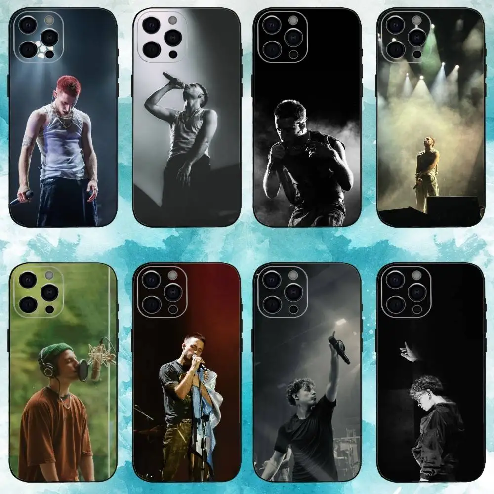 

W-Wos V-ValentIin Oliva Phone Case For iPhone17,16,15,14,13,12,11 Plus,Pro Max Soft Black Cover