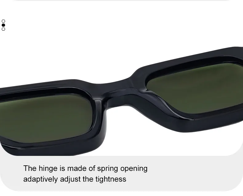 Vintage Polarisierte Quadratische Punk Sonnenbrille Männer 2026 Luxus Marke Klassische Fahren Rechteck Sonnenbrille Angeln Brillen Outdoor – Detail 11