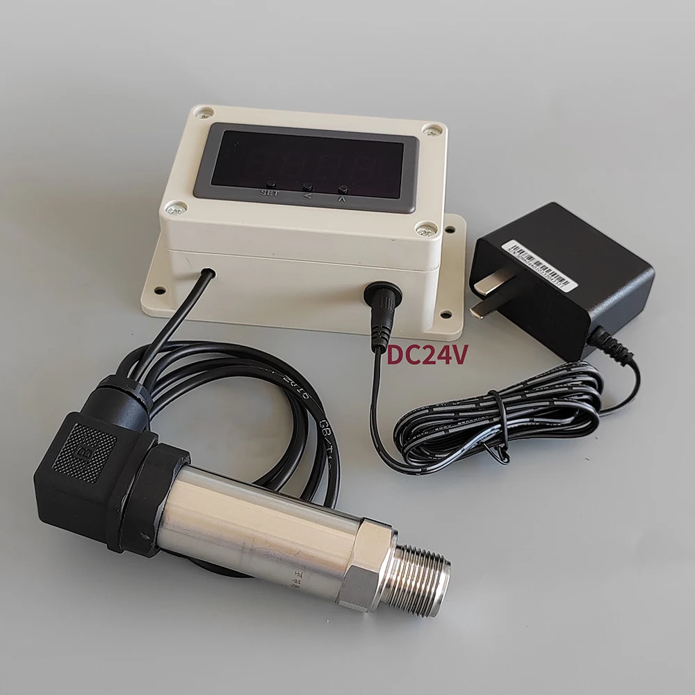 Digital Display Pressure Alarm Barometric Air Oxygen High Differential Water Pressure Negative Vacuum Piping Electronic Sensor