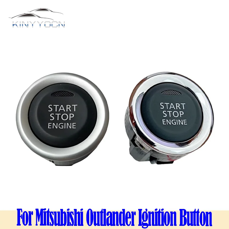 For Mitsubishi Outlander Car One-Button Start Switch Go Starter Ignition Button Engine Stop Start Push Button