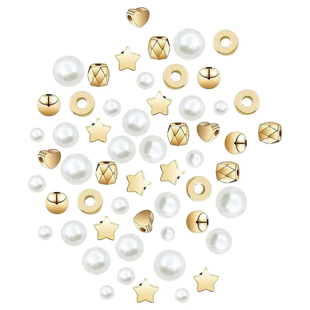 

720 Pcs Supplies DIY Craft Kit Bracelet Necklace Pearl Diy Earrings Pearl Diy Jewelry Loose Beads Beads Accessories