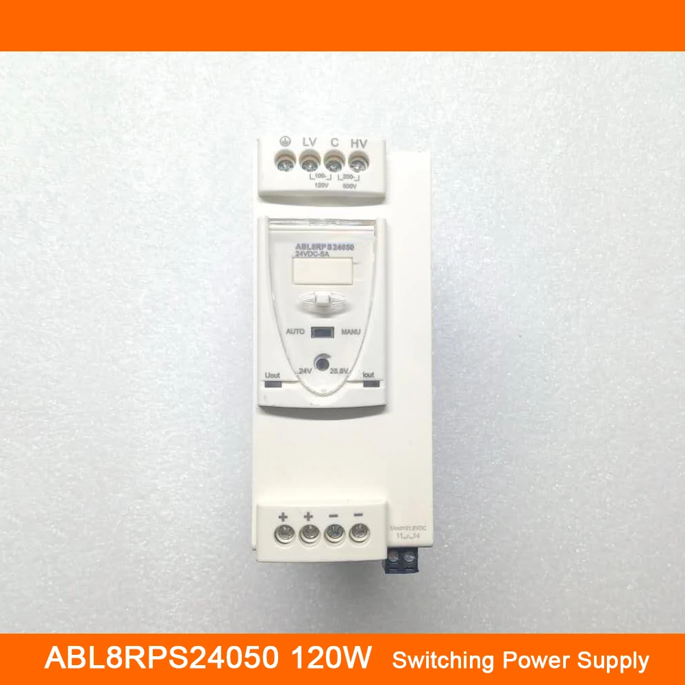 

Original For Schneider Universal Rail Switching Power Supply ABL8RPS24050 24V 5A 120W