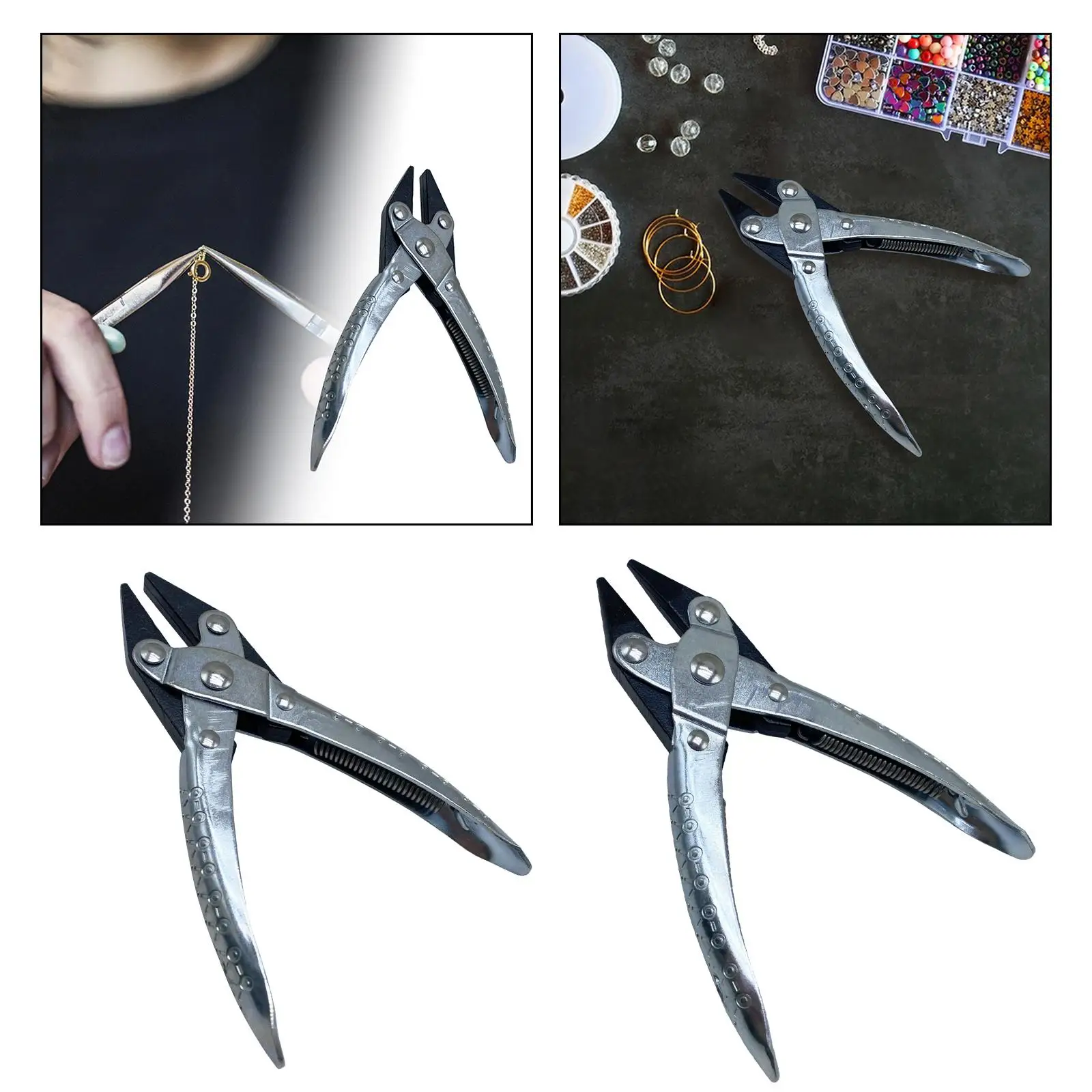 Jewelry Pliers Tool Portable Jewelry Findings Supplies Nylon Jaw Pliers for