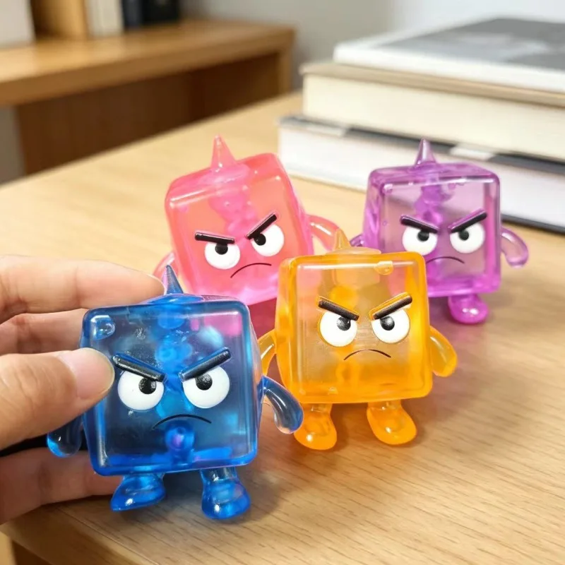Maltose cube little monster pinch music tpr soft rubber squeeze ball decompression vent toy hot sale