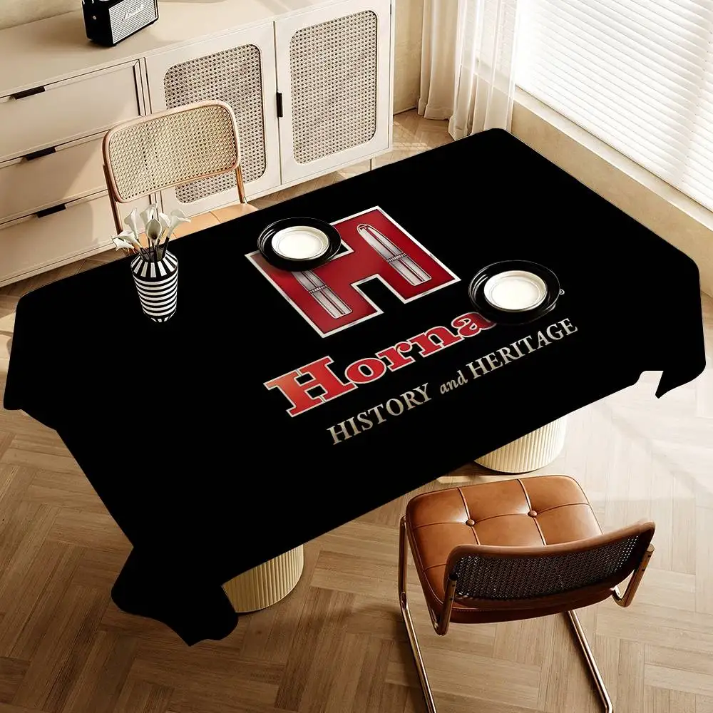 H-Hornady A-Ammo Waterproof Rectangle Tablecloth Fiesta Home Decor Dining Room Decor Reusable Table Cover Party Supplies
