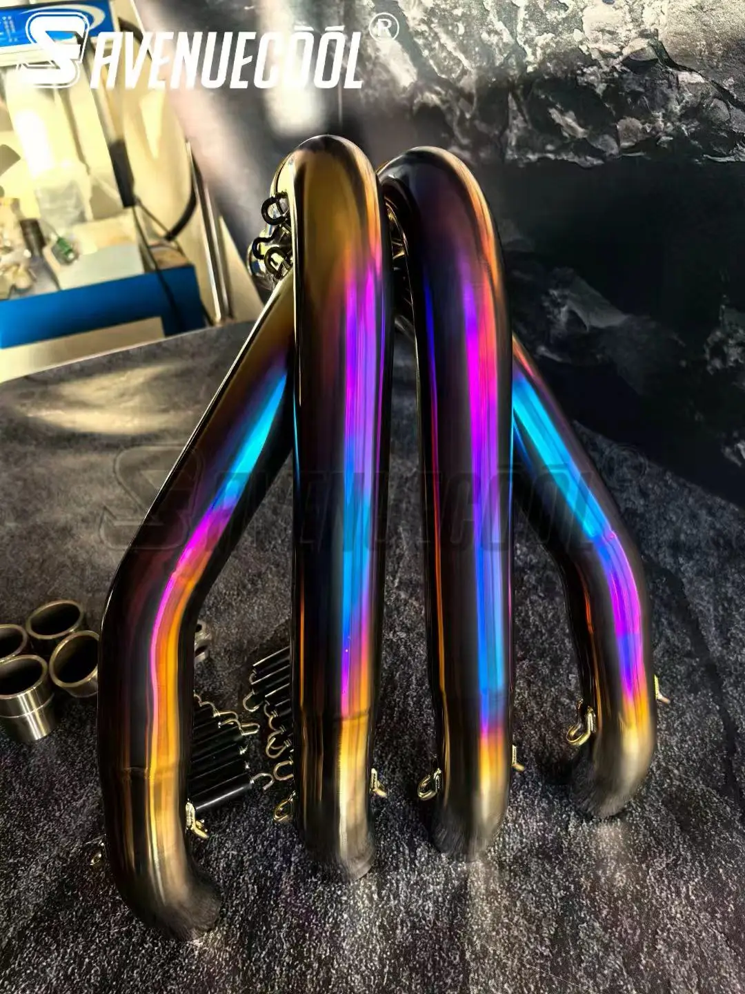 Avenuecool Exhaust System Header Pipe Titanium Exhaust For Kawasaki Z900RS Special Modification