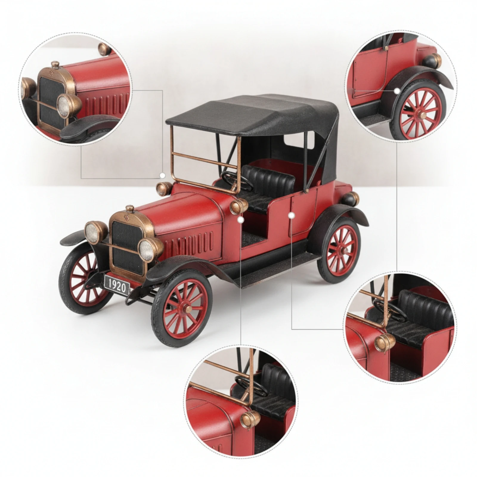 Vintage Toys Collector - Modelo de Coche de Metal, Estilo