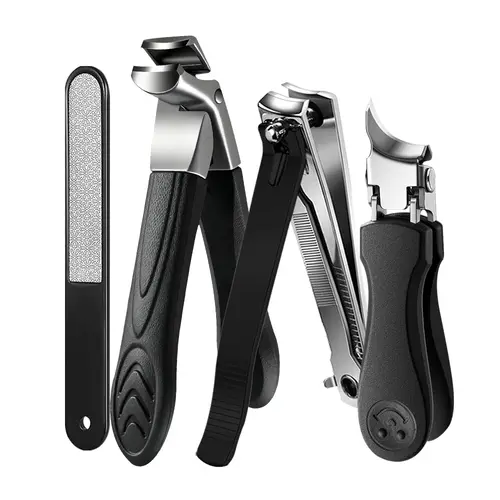 2/4Pcs/Set Nail Clippers Set Ingrown Toenail Thick Nail Clippers Set for Professional Pedicure Manicure Fingernail Tools - Image 10