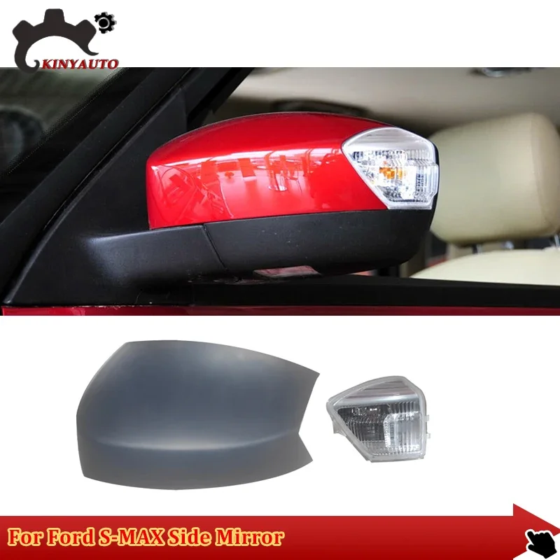 For Ford S-MAX Side Mirror External Mirror Rearview Mirror Assembly Lens Turn Signal Shell Lower Shell Frame Cover