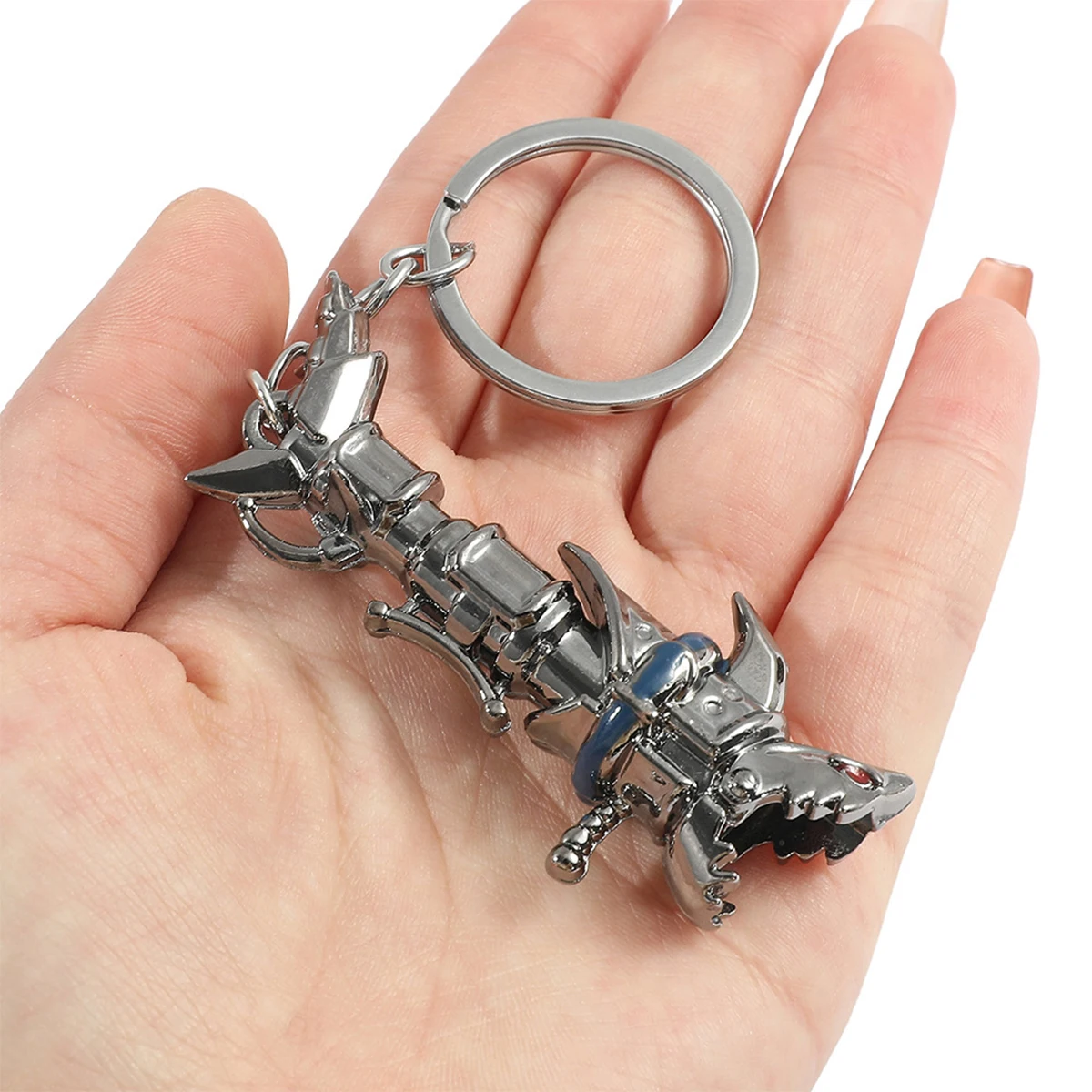 harong Jinx Cannon Pendant Key Ring for Men Women Classic Movie Cosplay Keyring Jewelry Accessories Gifts