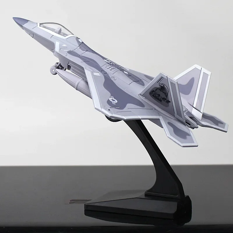 

Cross-border F22 Fighter Model Alloy Fighter Aviation Military Aircraft Model with Sound and Light Children's Toys Display Gift