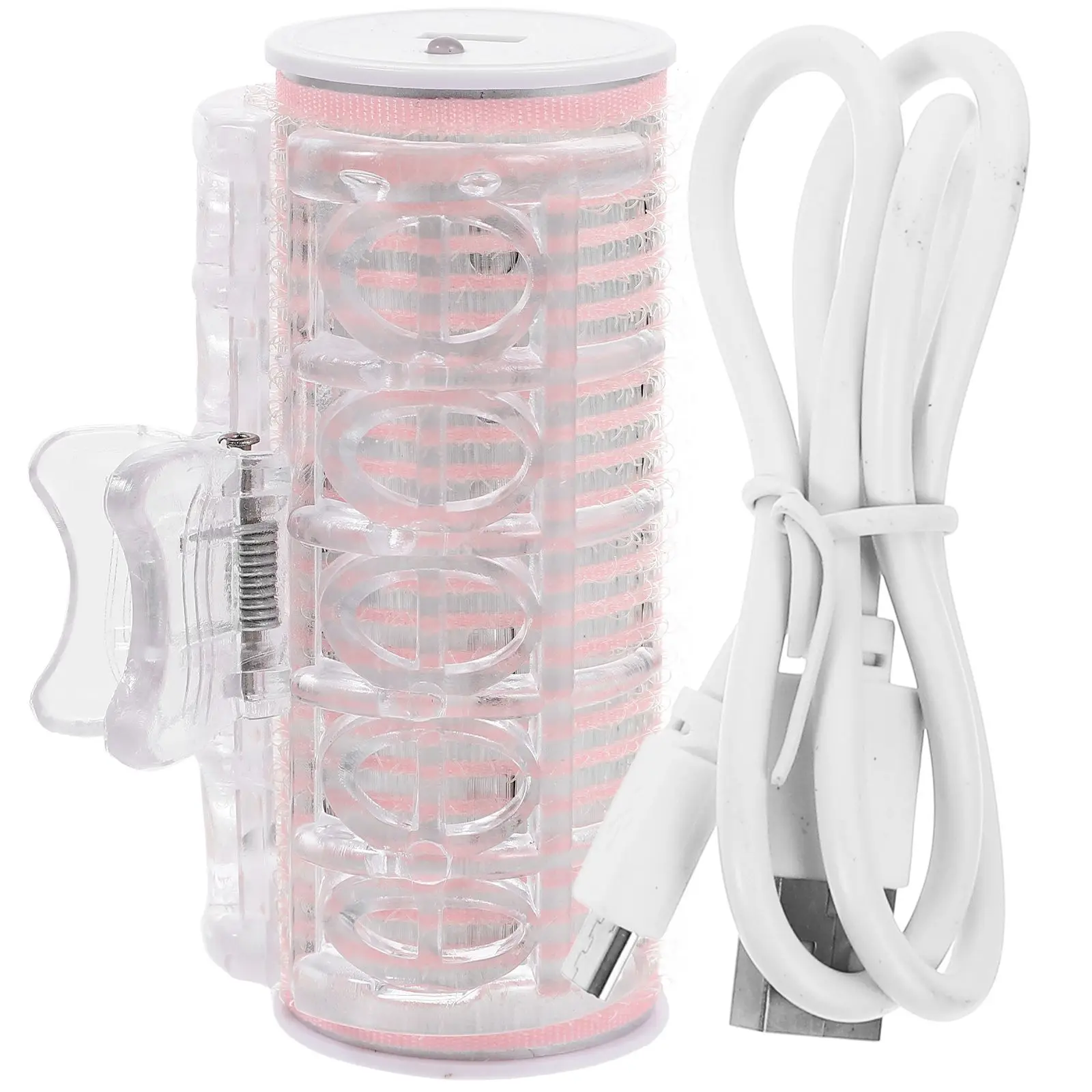 

Curlers Roller Lightweight Time-saving Temporary Styling Hair Roller Bang Tool USB Bang Roll for All Hair Types
