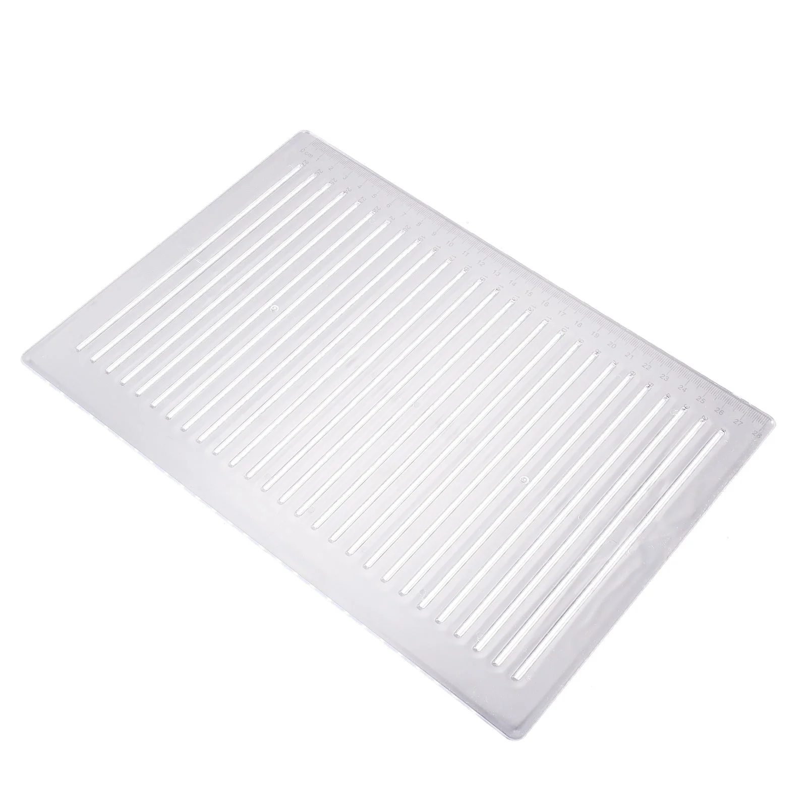 Milisten-Linha reta Stencil Template, Régua para Lettering e Guia Endereçamento