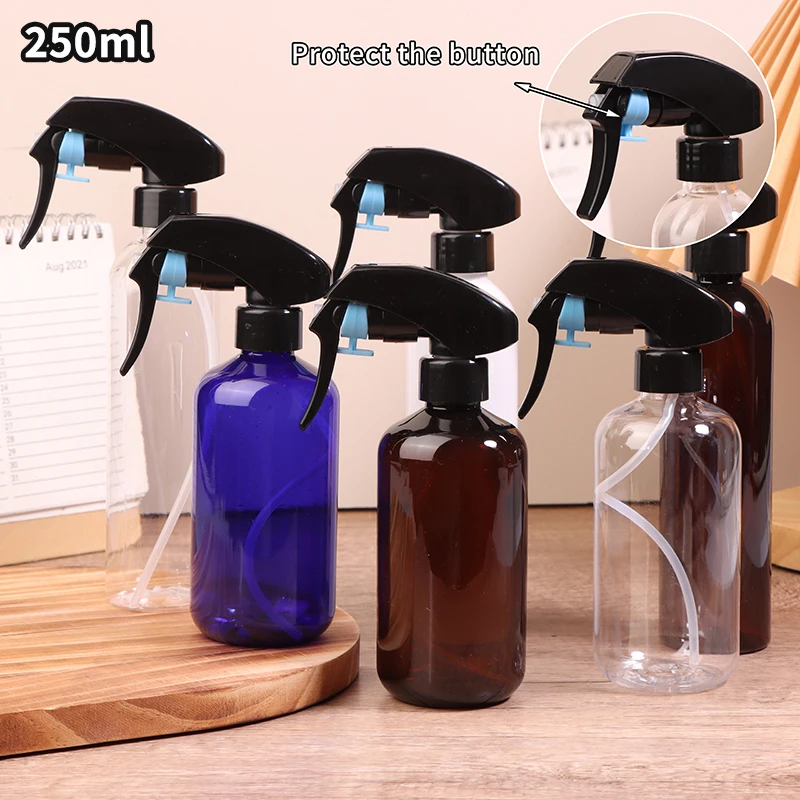 

250ml Spray Bottle Sub-bottling Plastic Plant Sprayer Refillable For Plants Cleaning Solutions Hair Gardening Makeup Accessor